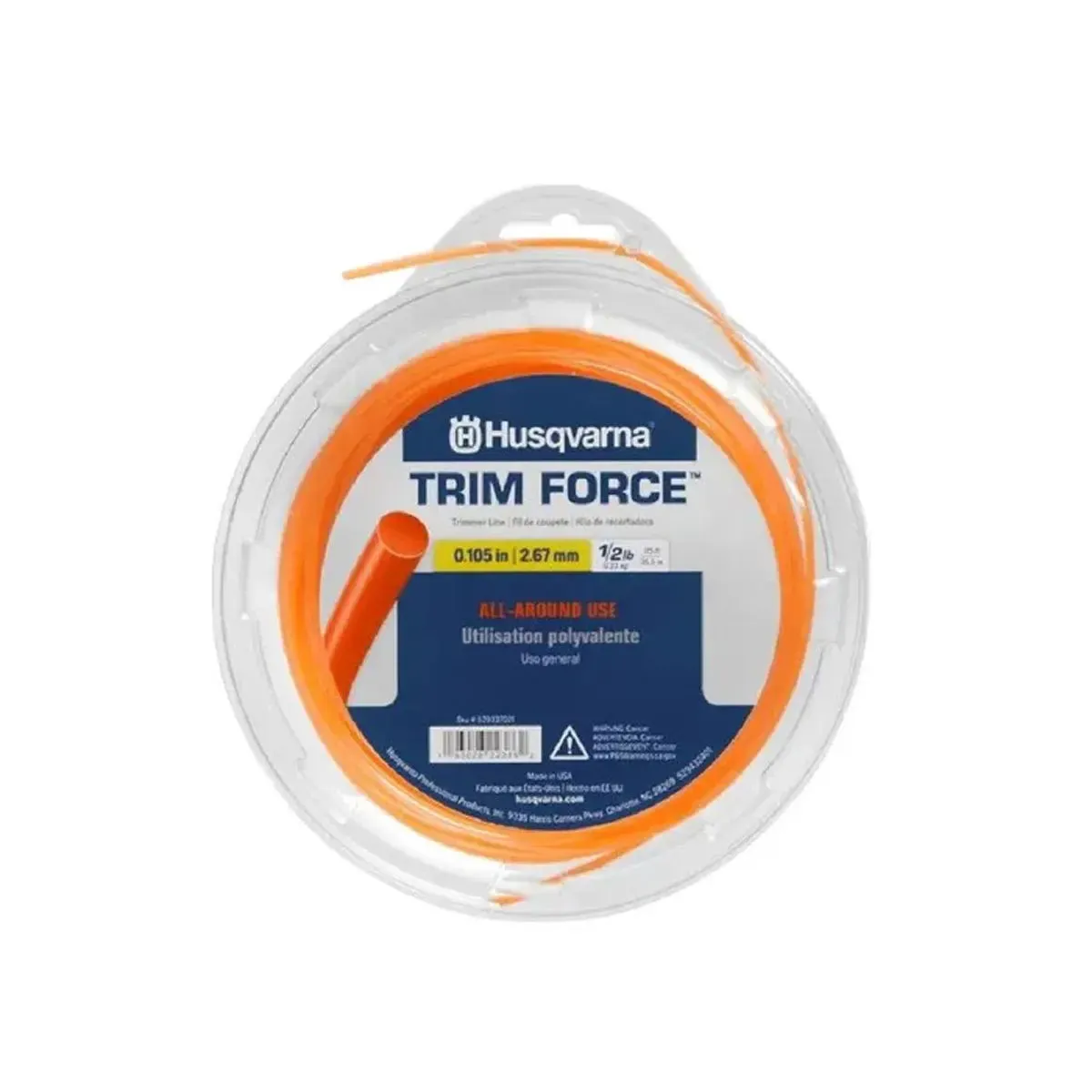 Husqvarna Trim Force Round Trimmer Line .080" x 140 ft