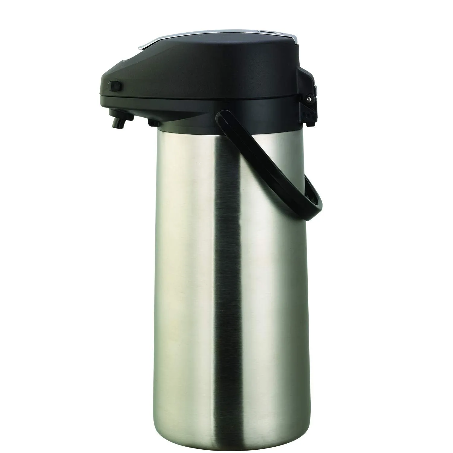 Ideal Settings 213020001 Airpot, Stainless Steel lined, 3 Liter, Stainless/Black