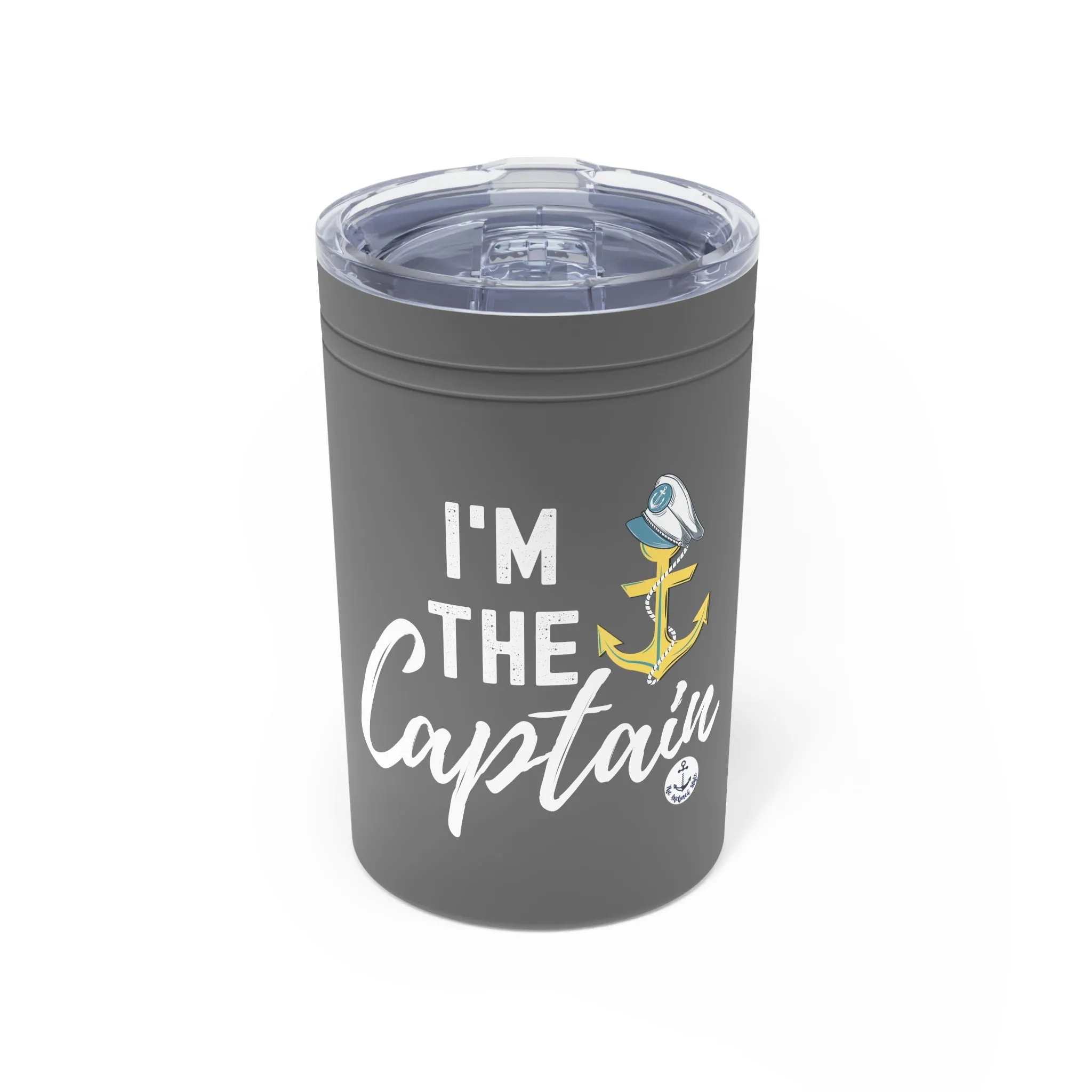 I'm the Captain Insulated 11 oz Tumbler, Coffee Cup, & 12 Can Insulator (3-in-1)