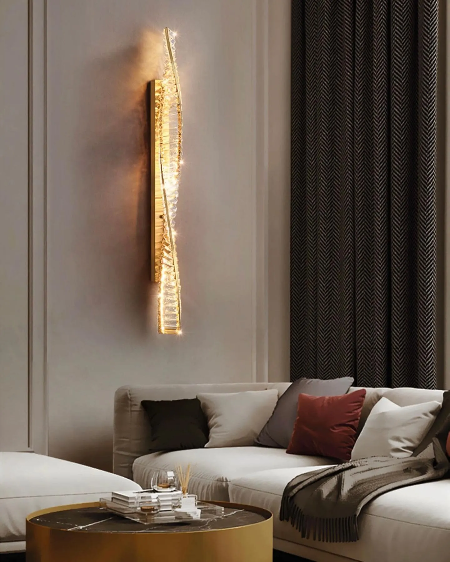 Italian Modern Style Line Wall Light for Bedroom