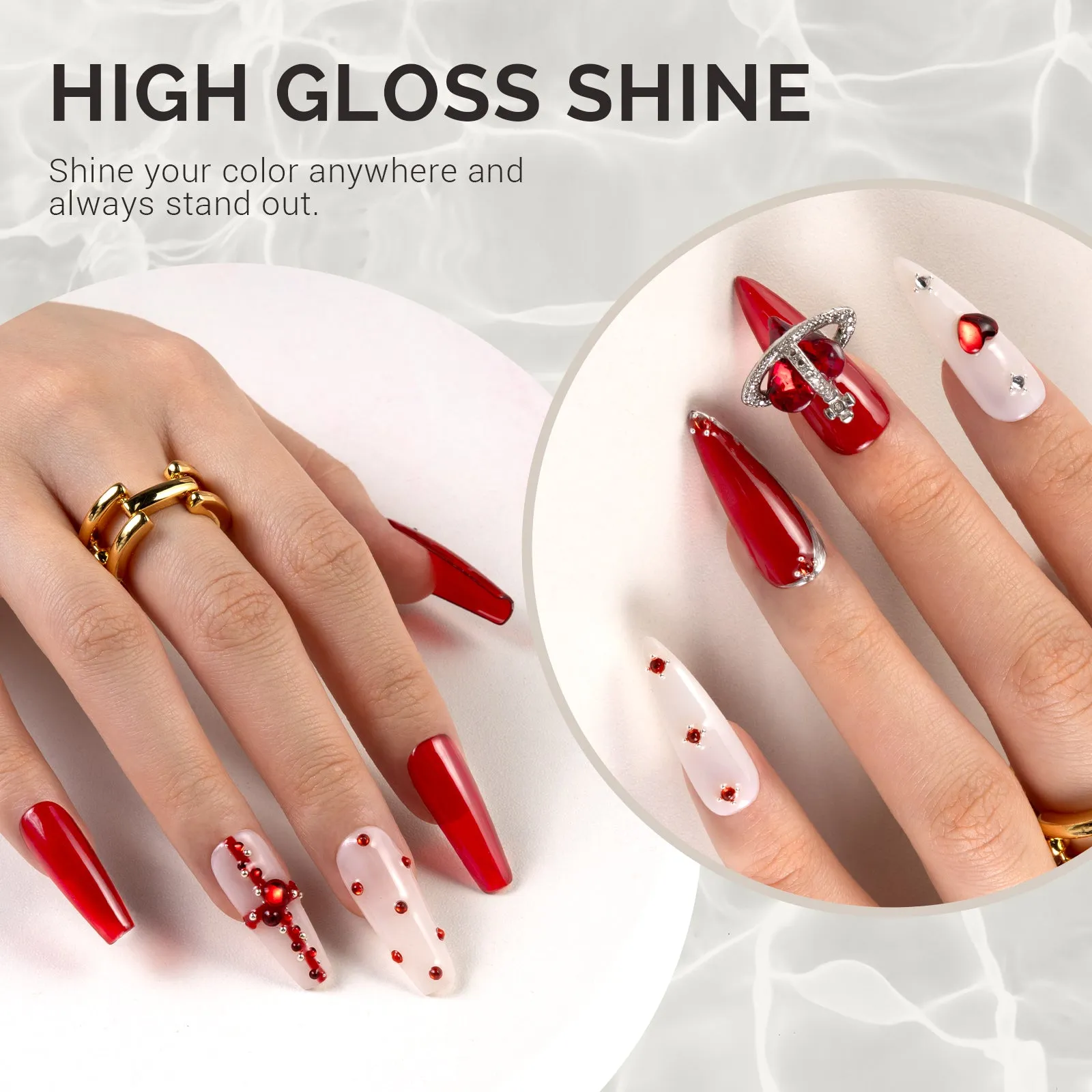 Jeweliver Jelly Gel Polish 15ml - Red Diamond - JDZ30