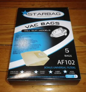 Kambrook, Nilfisk, Goldstar, Sanyo Vacuum Bags (Pkt 5) - Part # AF102