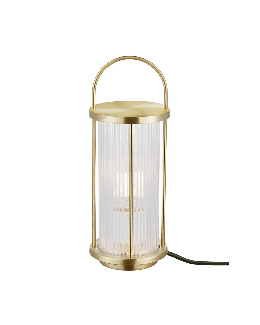 Linton Natural Brass Outdoor Table Lamp