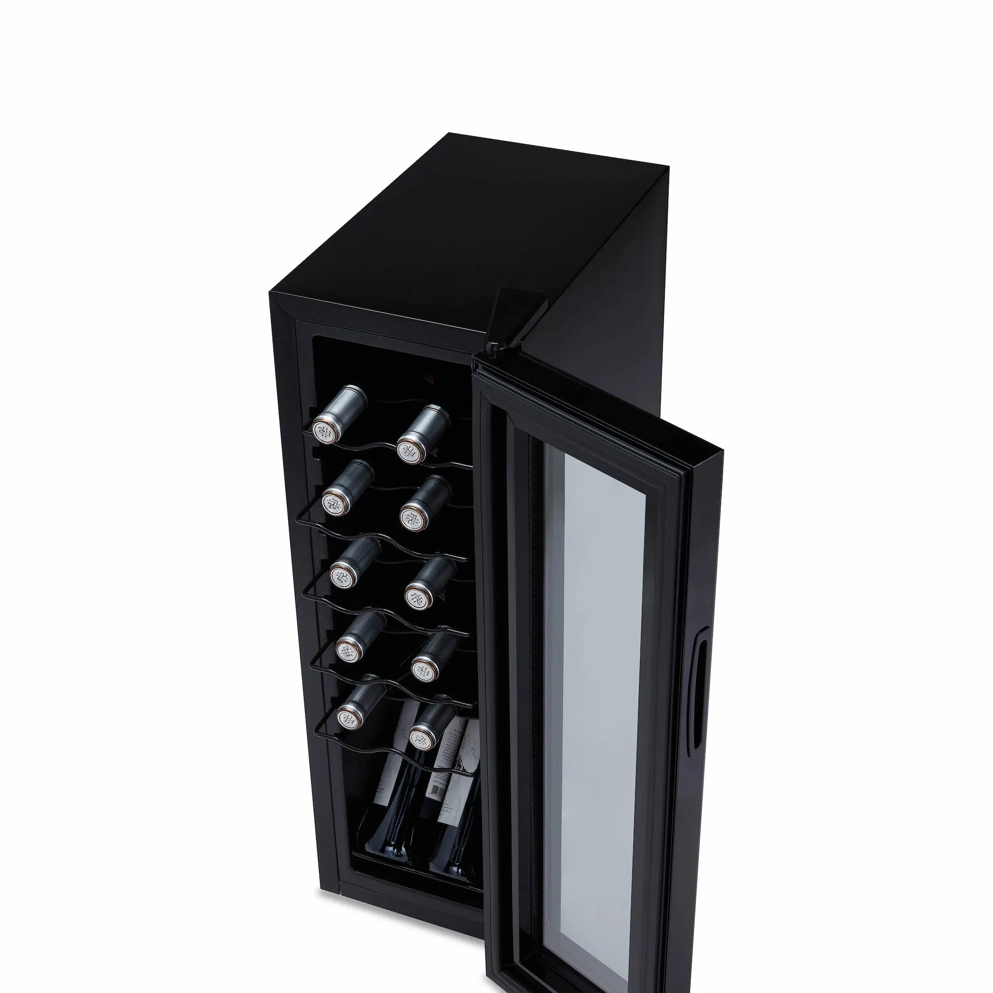 Luma® 12-Bottle 9.9" Black Freestanding Wine Fridge