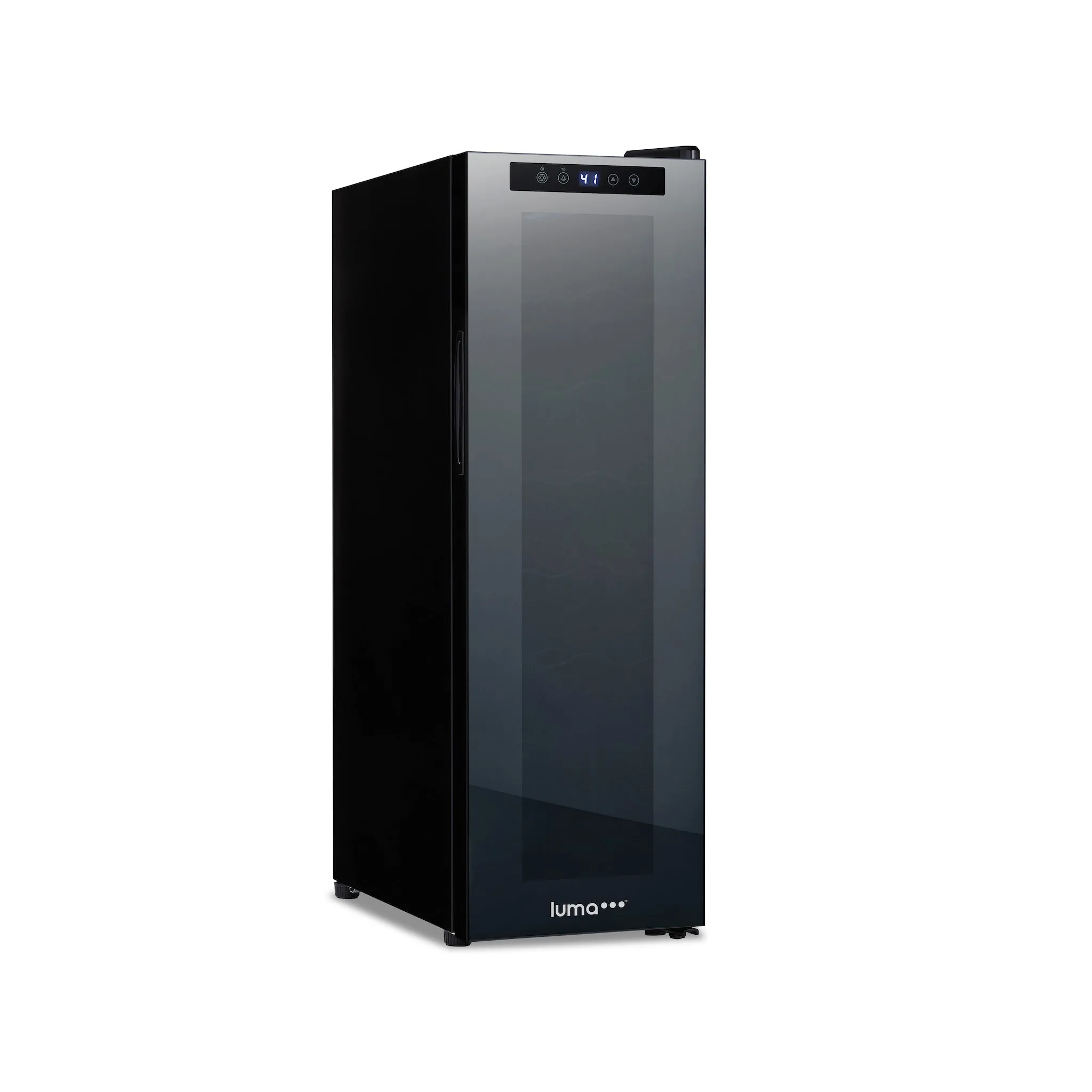 Luma® 12-Bottle 9.9" Black Freestanding Wine Fridge