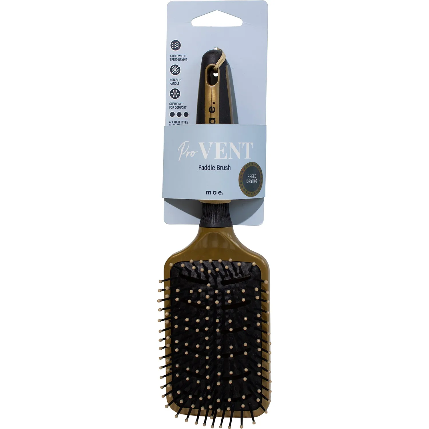 MAE Brush Pro Vent Paddle Gold