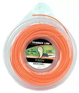 Maxpower Nylon Orange RoundCut Trimmer Line  .095" x 140'