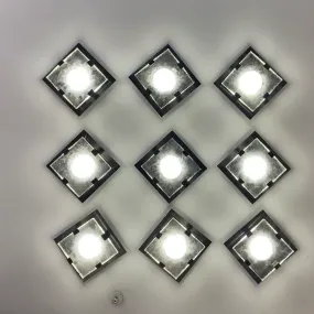 Modern Square Wall Light/Flush Mounted Chandelier