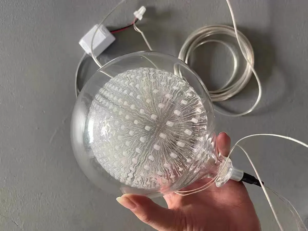 Modern Unique Hedgehog Blown-glass Wall Lamp