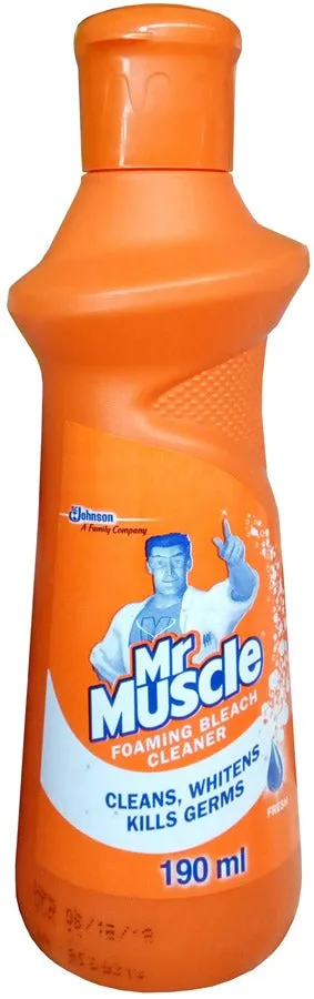 Mr Muscle Foaming Bleach Cleaner Fresh 190 ml