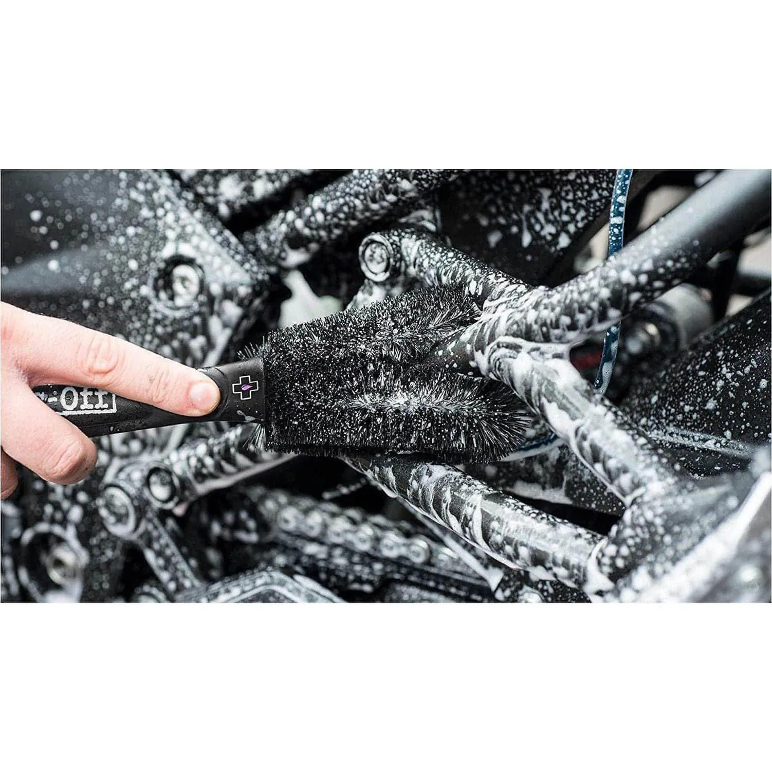 Muc-Off Rubberised Two Prong Bike Cleaning Brush