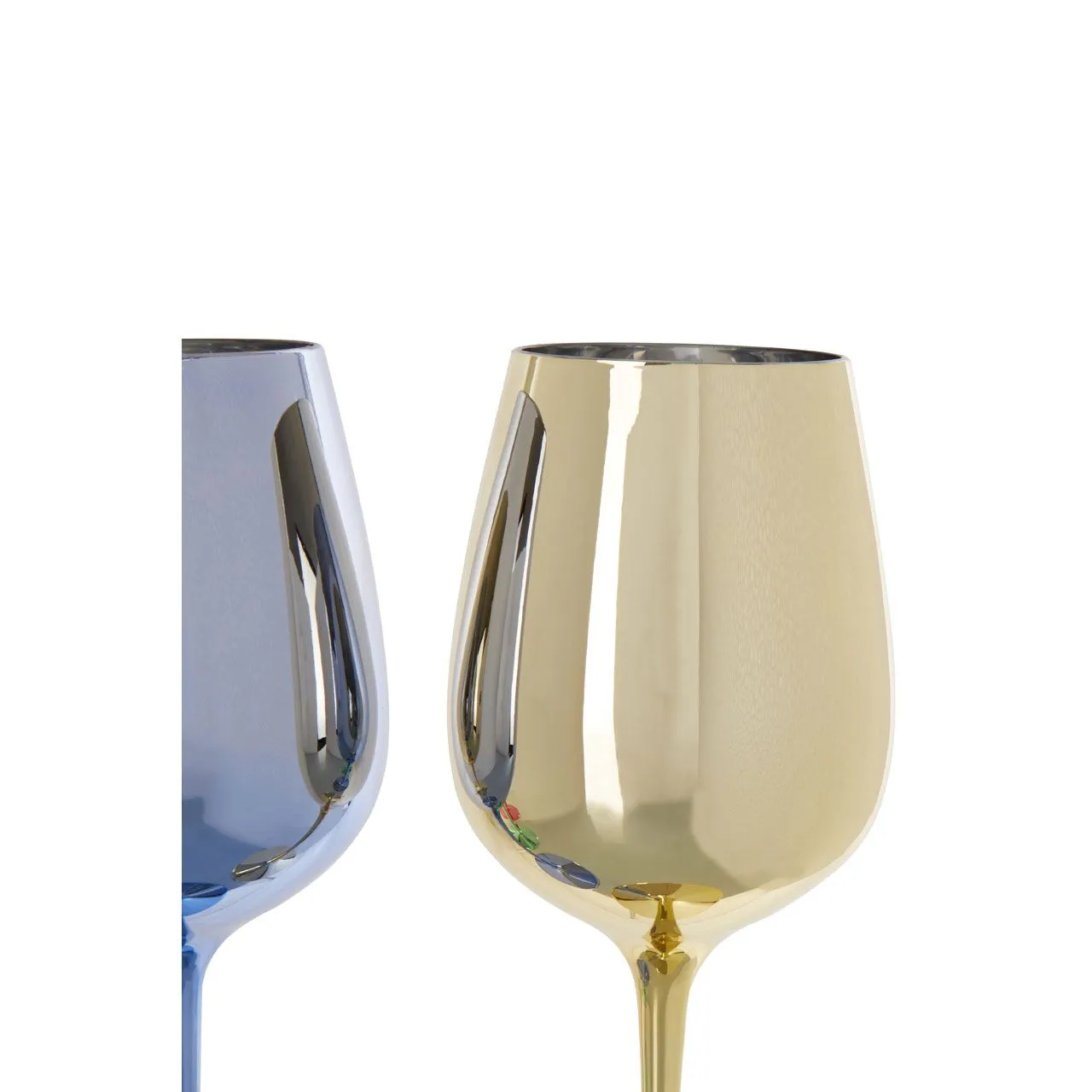 Multi Colour Assorted Wine Glasses (Set of 4)