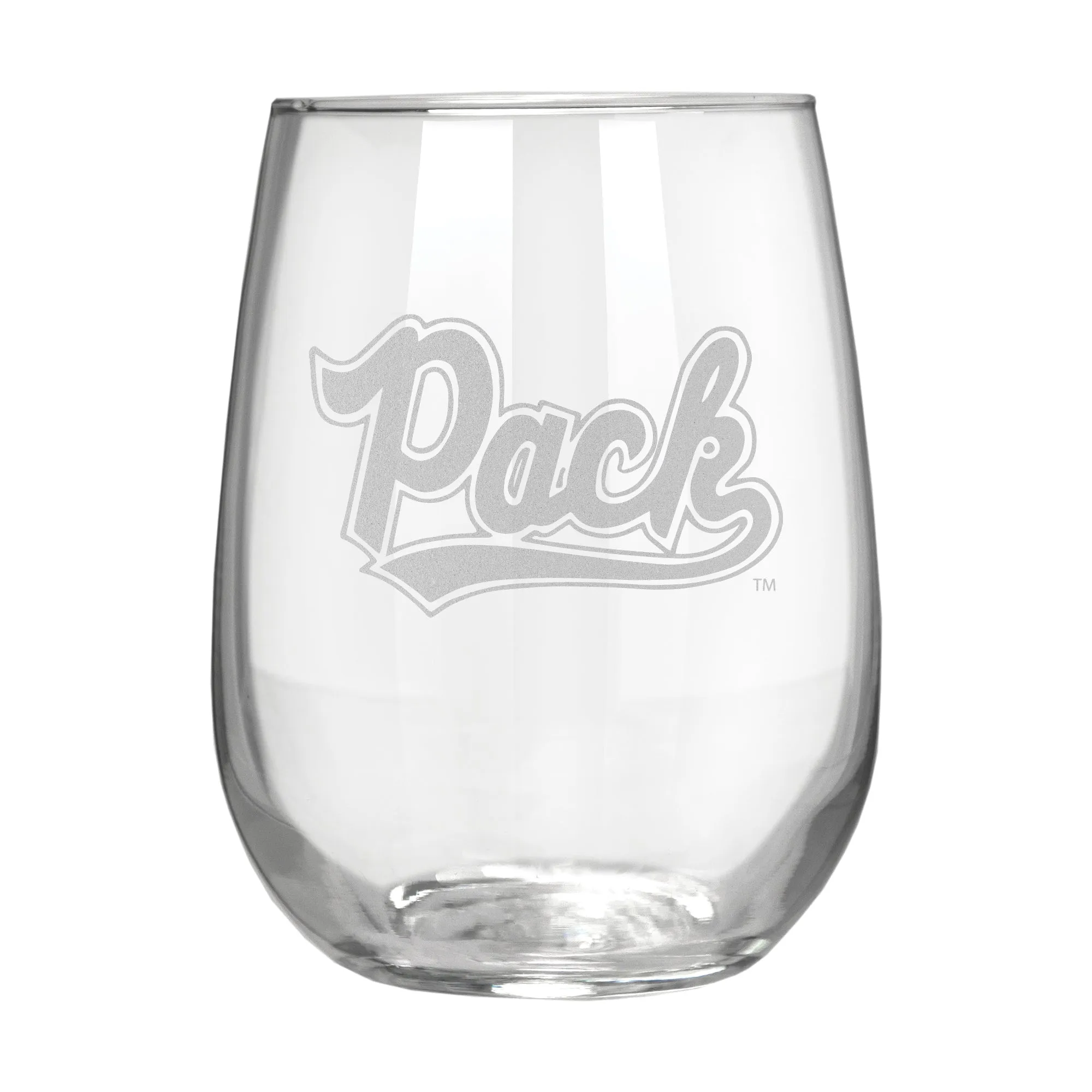 Nevada Wolf Pack 17 oz. Stemless Wine Glass