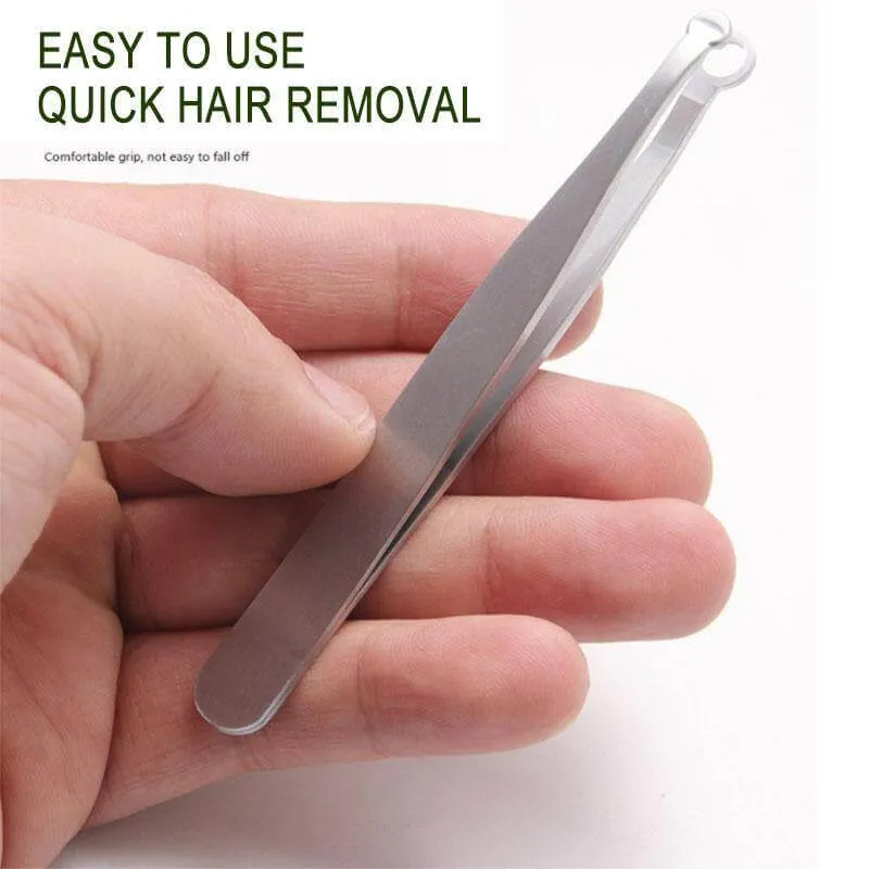 Nose Hair Round Tip Trimming Tweezers