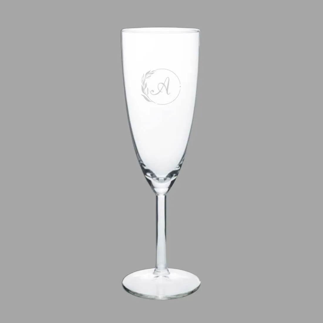 Nutcase Champagne Flute Glass - Engraved Glass With Name