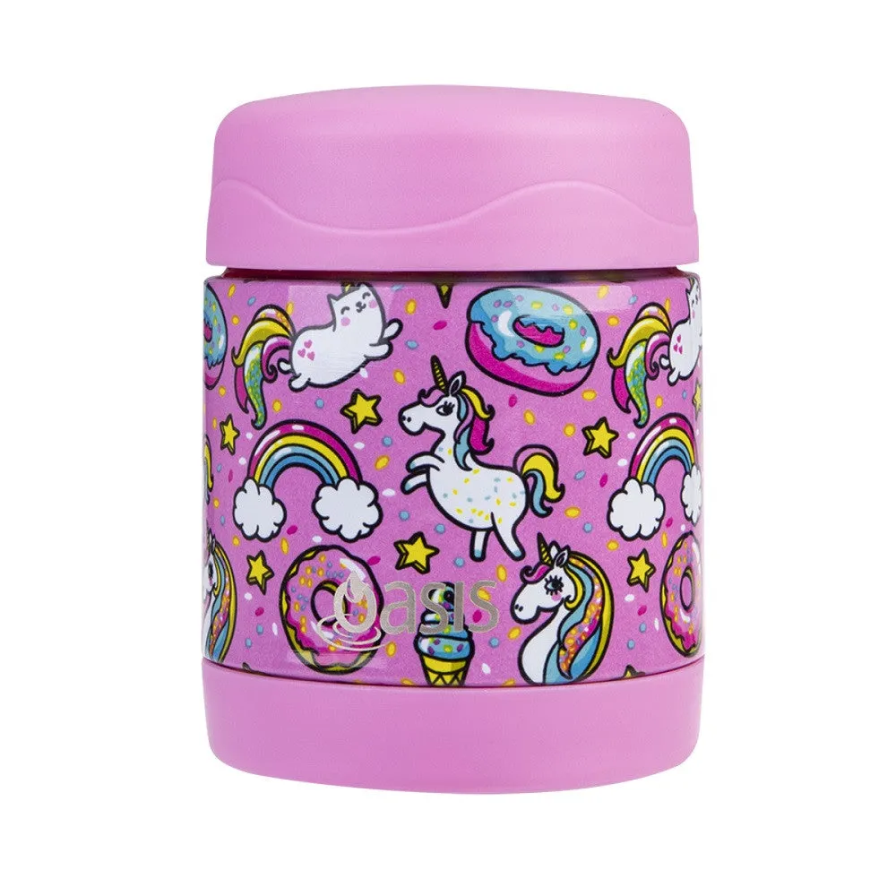 Oasis Insulated 300ml Food Jar - Unicorn