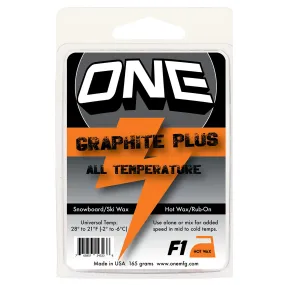 One MFG F1 GRAPHITE PLUS 165G Snowboard Wax