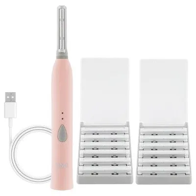 Open Box - Spa Sciences Sima Sonic Dermaplaning Tool 2 in 1 Women's Facial Exfoliation & Hair Removal System - Pink