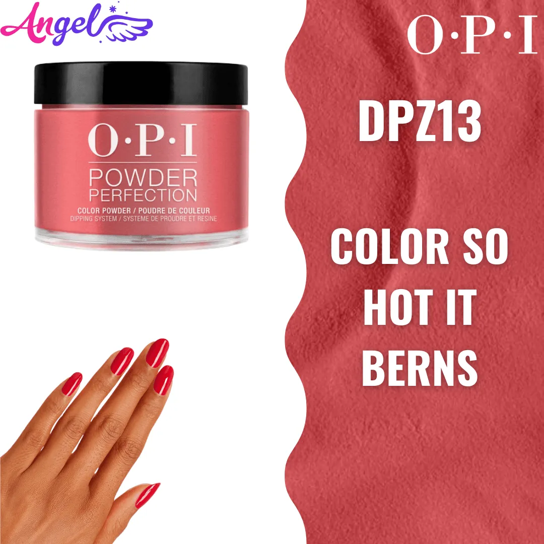 OPI Dip Powder DP Z13 Color So Hot It Berns