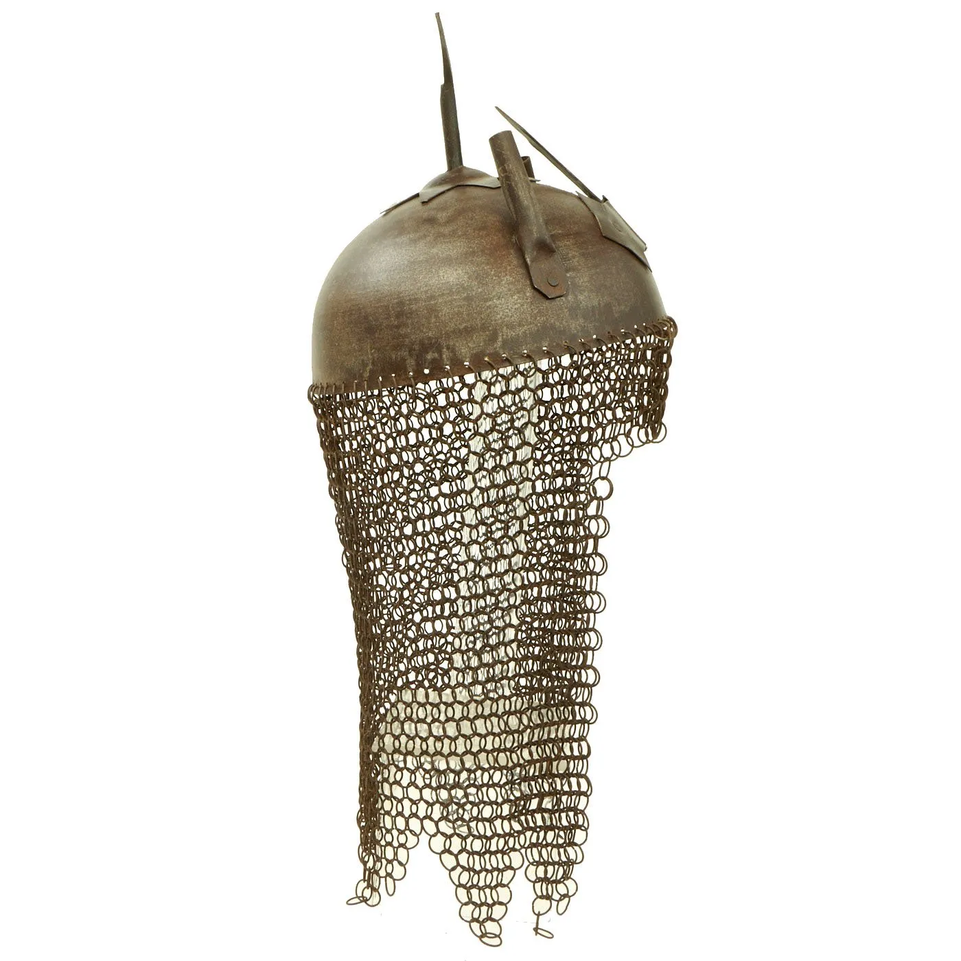 Original Persian 19th Century Kulah Khud Spiked War Helmet Circa 1840