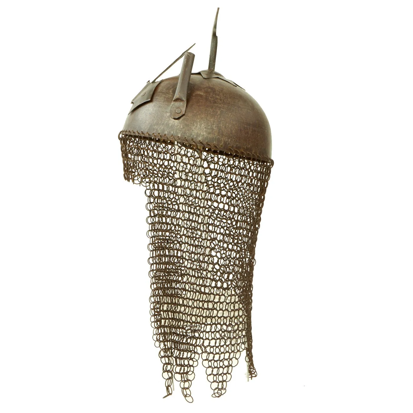 Original Persian 19th Century Kulah Khud Spiked War Helmet Circa 1840