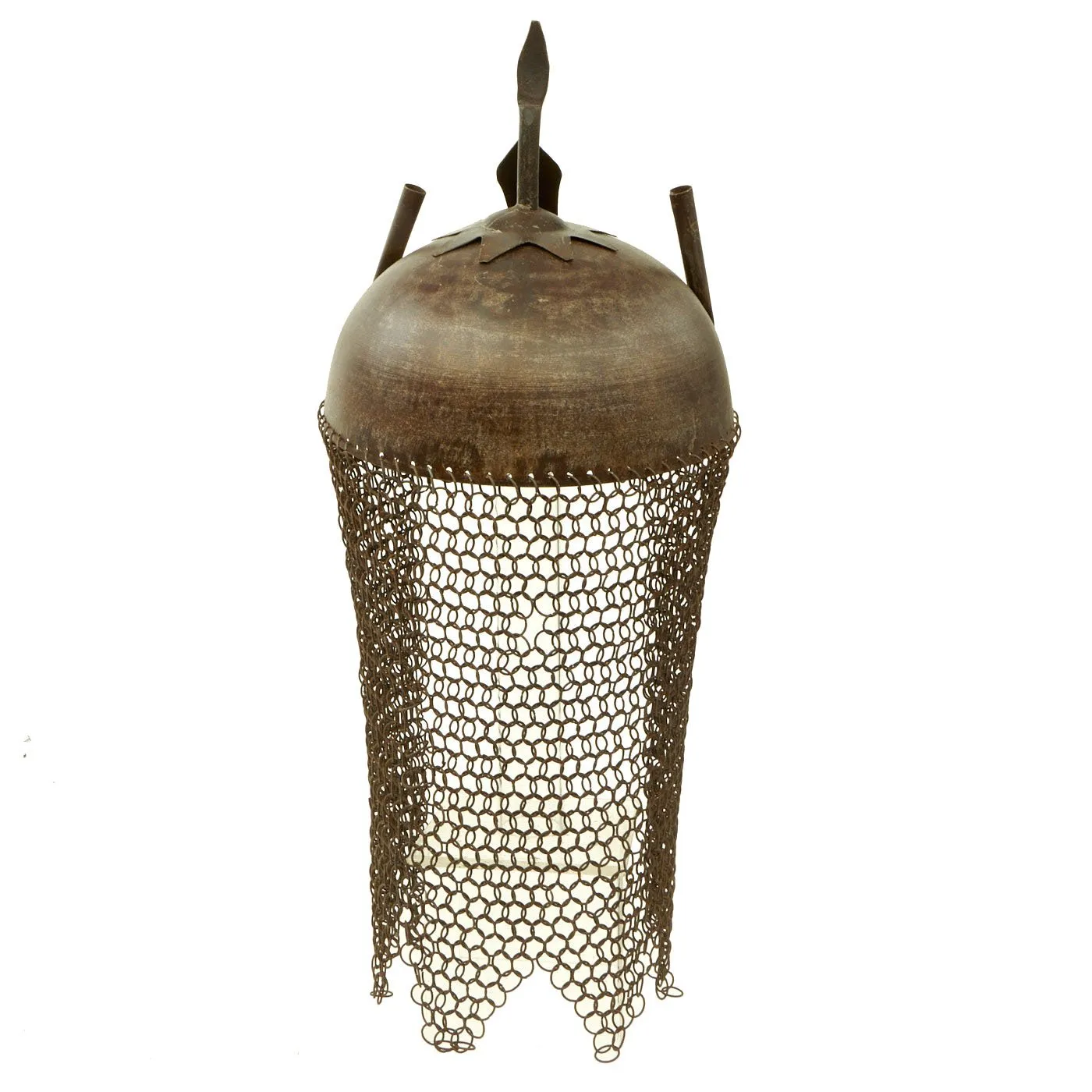 Original Persian 19th Century Kulah Khud Spiked War Helmet Circa 1840