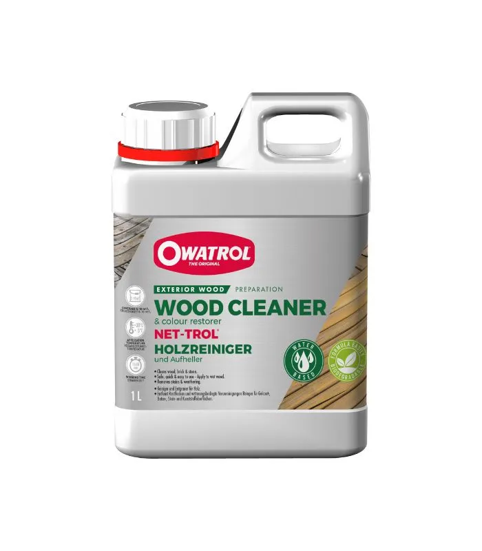 Owatrol Net-Trol Wood Cleaner and Natural Colour Restorer