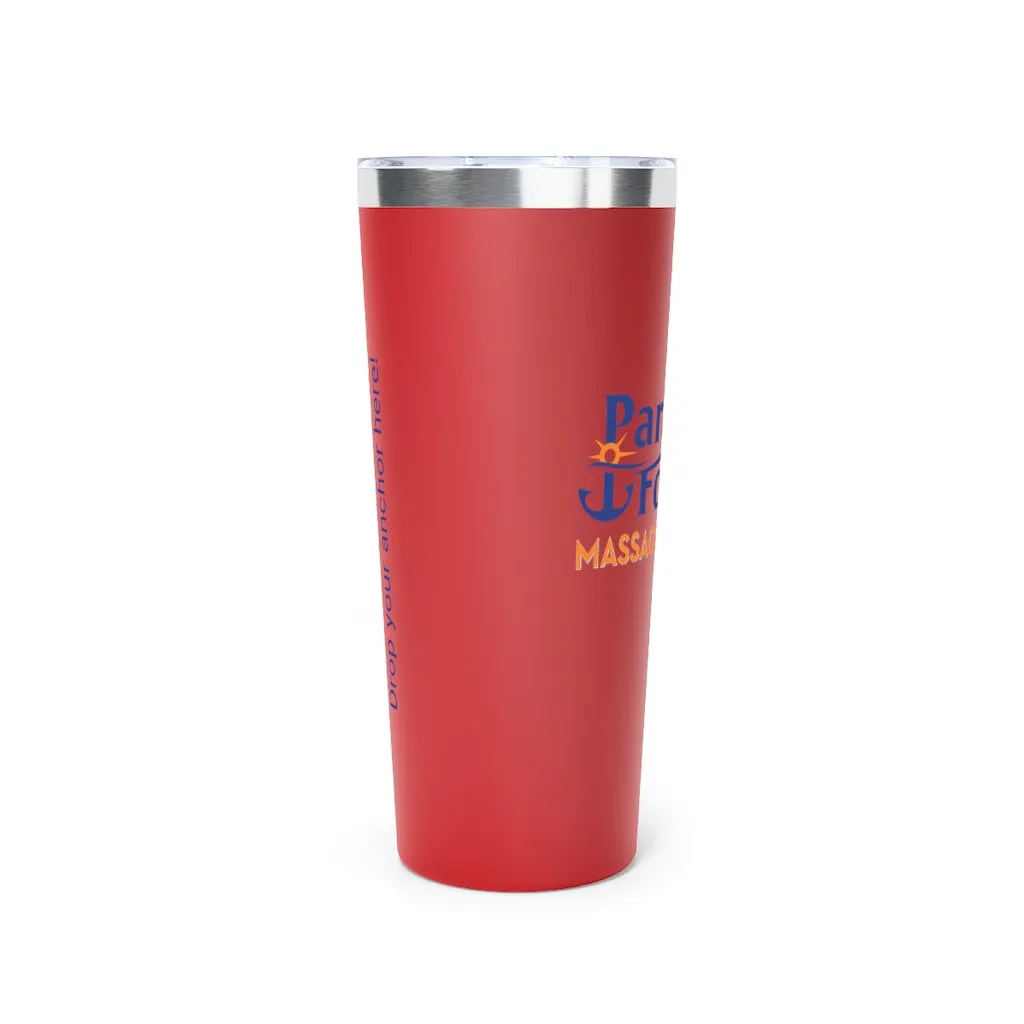 Paradise Found Copper Vacuum Insulated Tumbler, 22oz