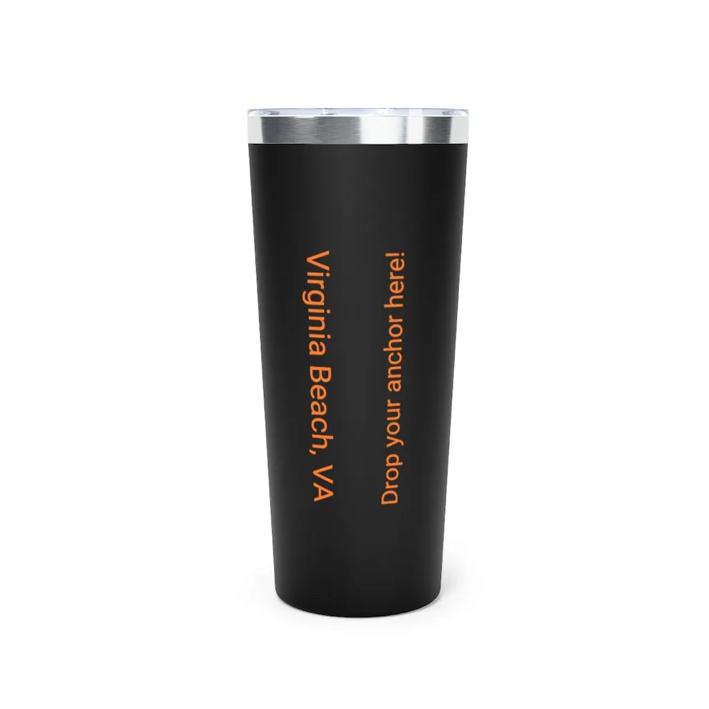 Paradise Found Copper Vacuum Insulated Tumbler, 22oz