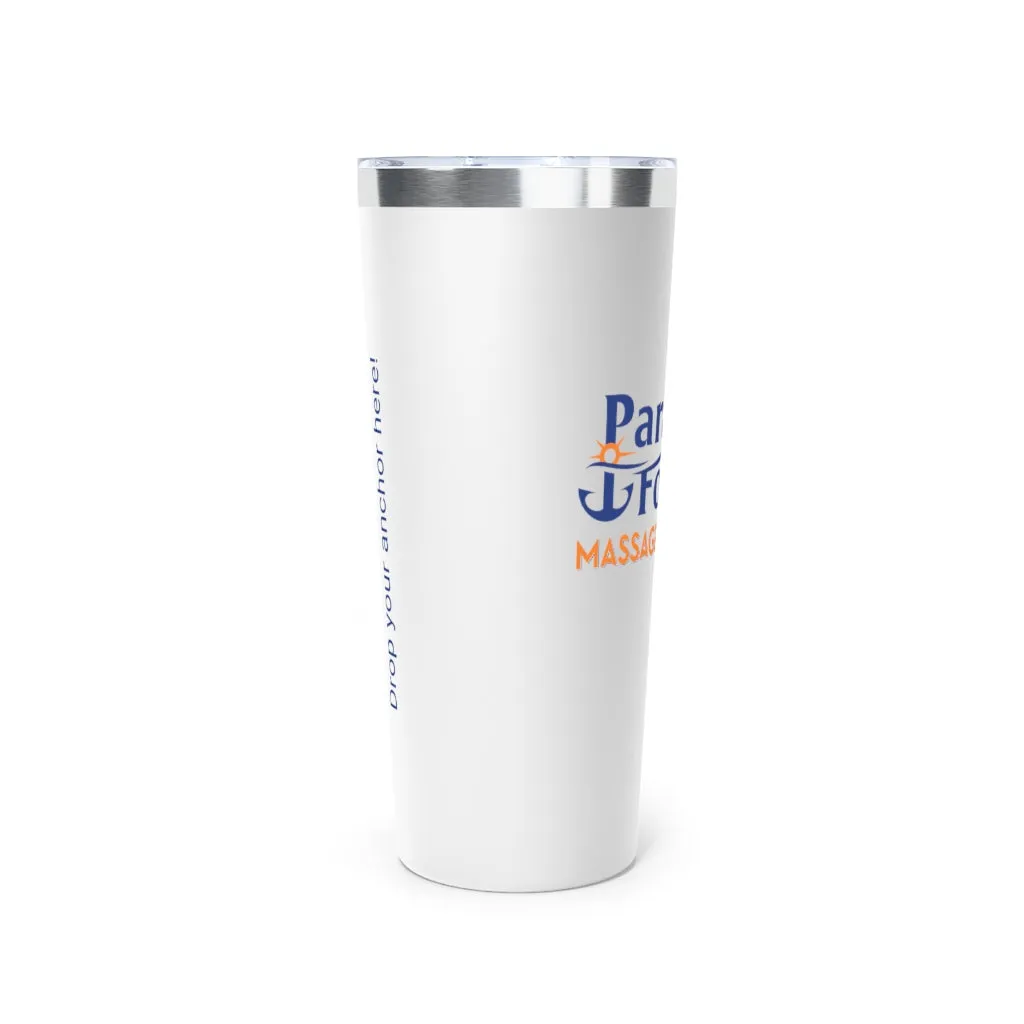 Paradise Found Copper Vacuum Insulated Tumbler, 22oz