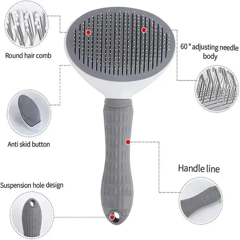 Pet Grooming Brushes for Dogs and Cats Anti-Shedding Rakes