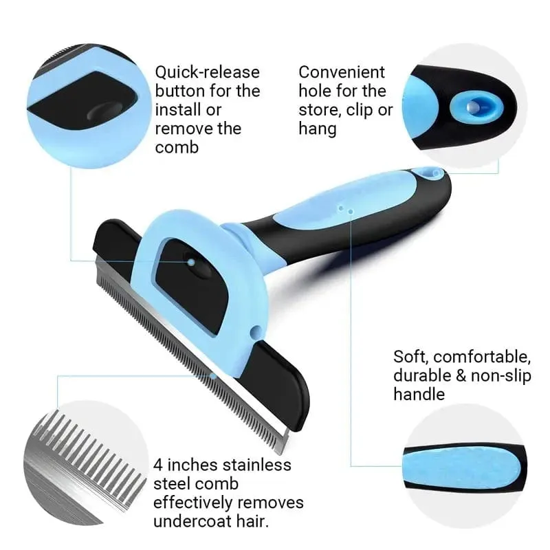 Pet Grooming Brushes for Dogs and Cats Anti-Shedding Rakes