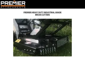 PREMIER Heavy Duty Industrial Grade Brush Cutter for Skid Steers