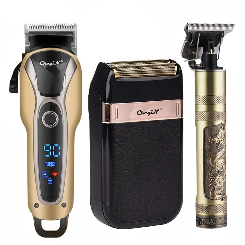 Professional Men's Hair Clipper Electric Beard & Trimmer Sets