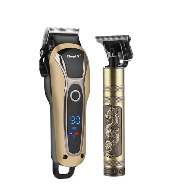 Professional Men's Hair Clipper Electric Beard & Trimmer Sets