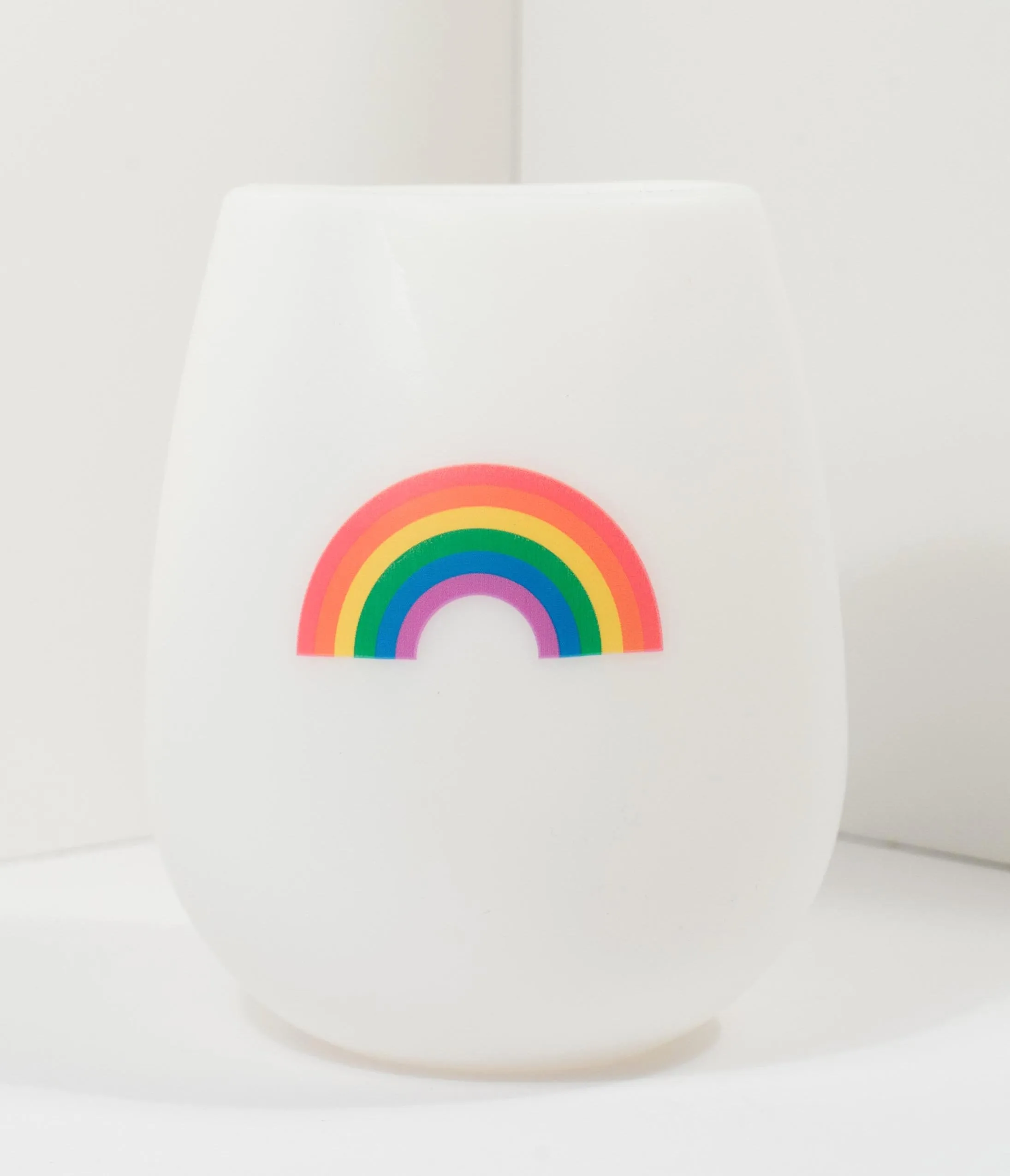 Rainbow Silicone Wine Cup