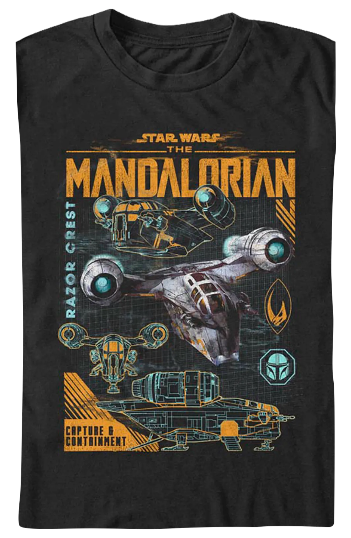 Razor Crest The Mandalorian Star Wars T-Shirt