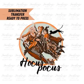 Ready To Press, Sublimation Transfers, Halloween Lover Sub, Sublimation, Transfer Ready To Press, Sanderson Sister Hocus Pocus Heat Transfer