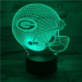 Rugby NFLGreen Bay Packers 3D night light 1/3/7/16 colors available