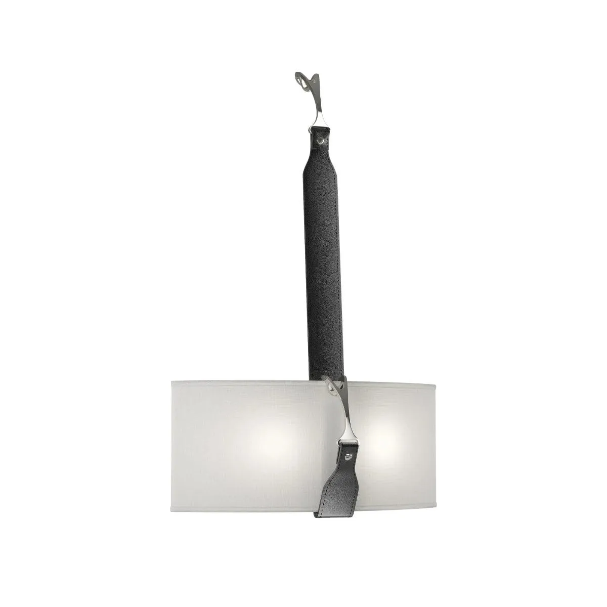 Saratoga 25 in. Wall Light Polished Nickel finish