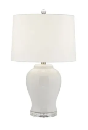 Serene White Table Lamp