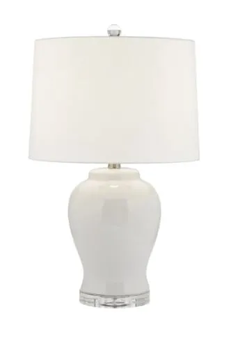 Serene White Table Lamp