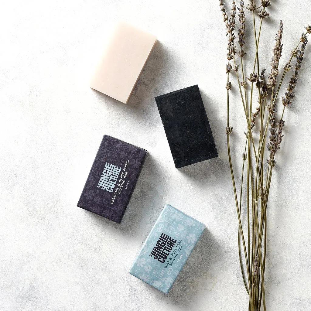 Shaving Soap Bars | Plastic-free Solid Natural Shaving Soaps (100g)