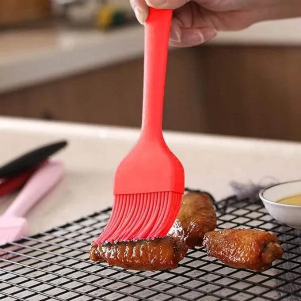 SILICONE OIL BASTING BRUSH FOR BBQ & BAKING