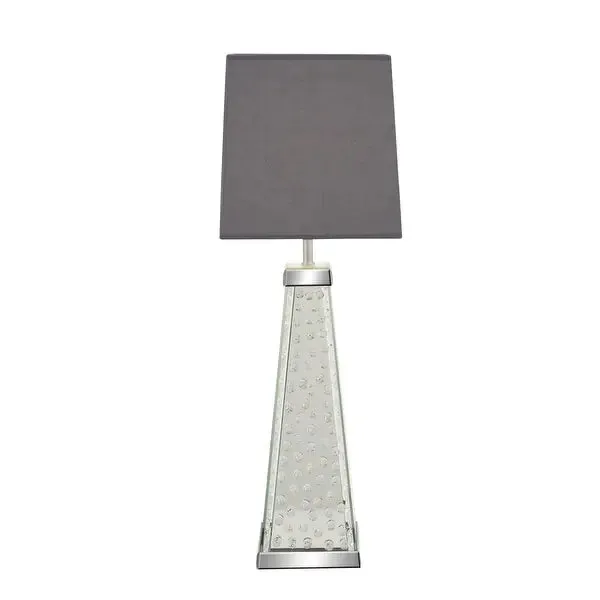 Silver Glass Glam Table Lamp 29 x 10 x 10