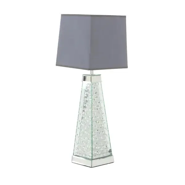 Silver Glass Glam Table Lamp 29 x 10 x 10