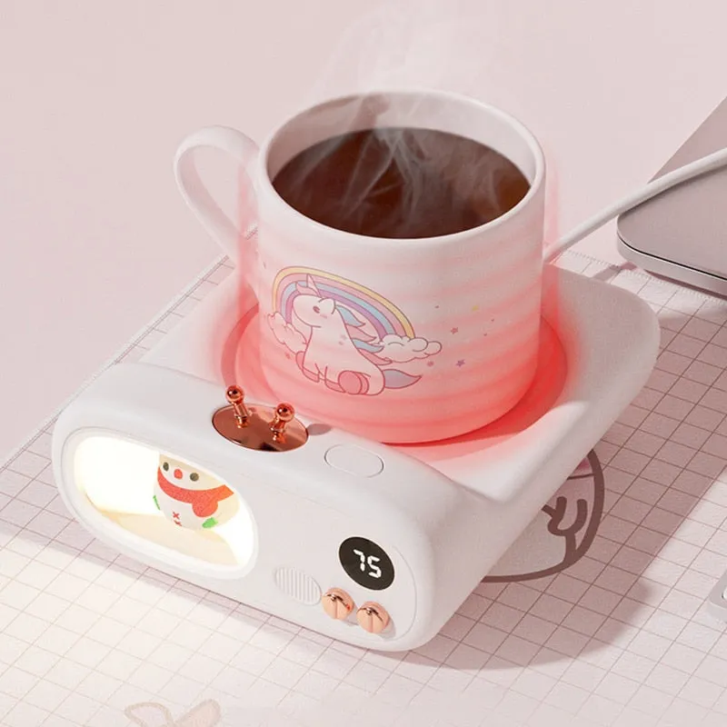 Smart Cute Pet Coffee Warmer Coaster