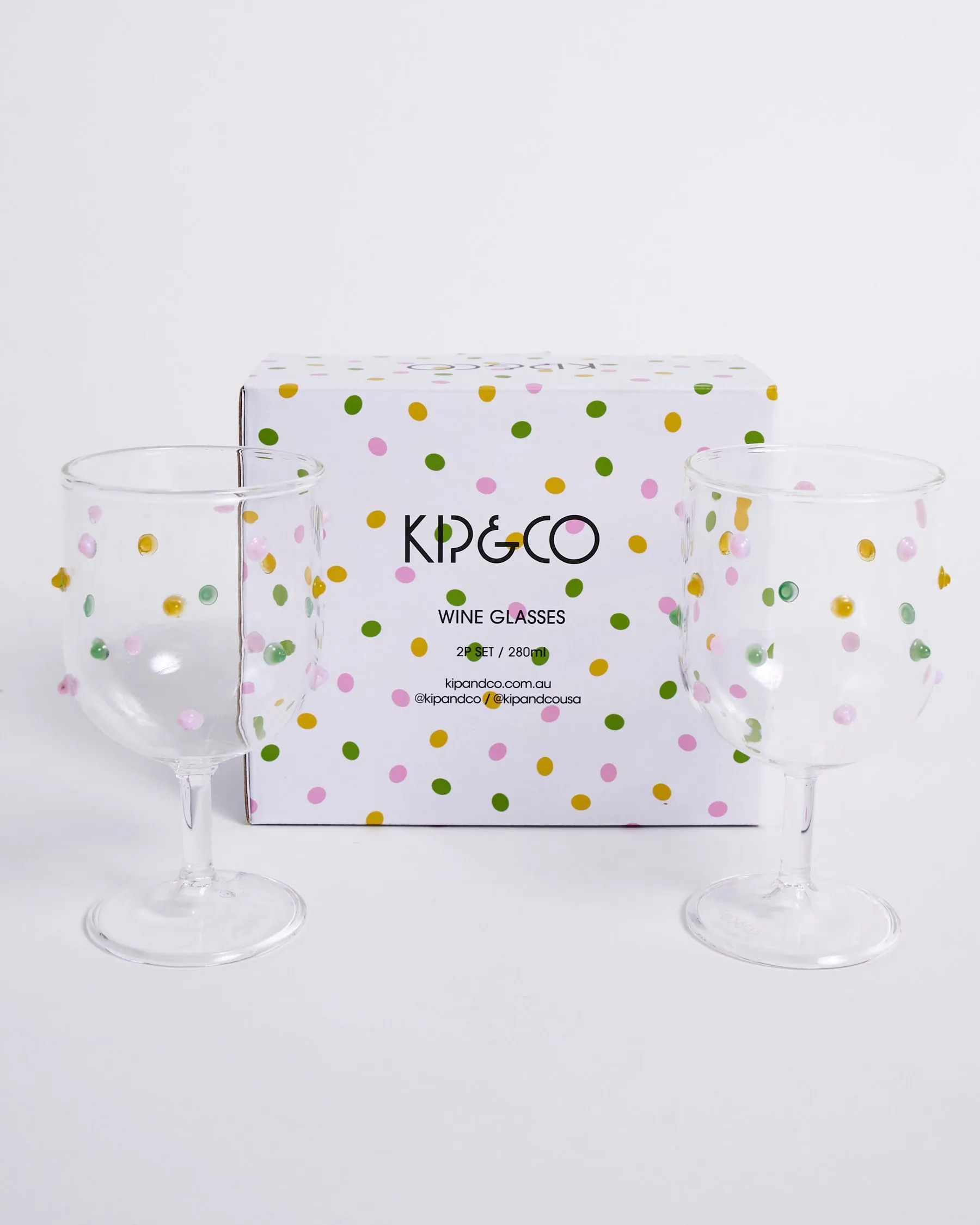 Smartie Partie Wine Glass 2P Set