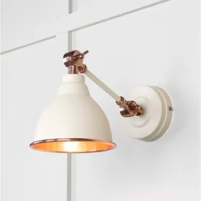 Smooth Copper Brindley Wall Light in Teasel | From The Anvil