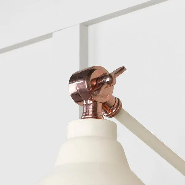 Smooth Copper Brindley Wall Light in Teasel | From The Anvil